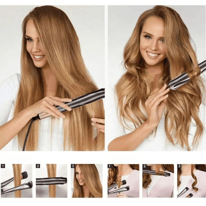 Hair Repairer © Alisador e Modelador de Cabelo 2 Em 1 - 4GirlStore